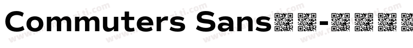 Commuters Sans字体字体转换